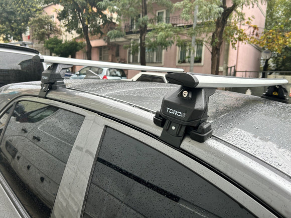 For Kia Picanto 2017-2023 Roof Rack Cross Bars Normal Roof Alu Silver