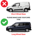 For Volkswagen Transporter T5 LWB 2003-2015 Roof Rails and Roof Rack Cross Bar Black-8