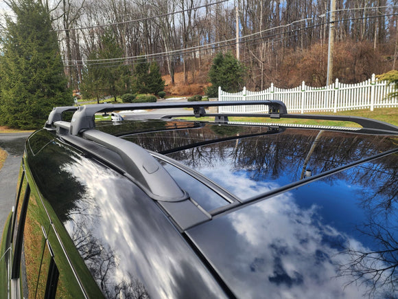 Für Volkswagen Transporter T6 SWB ab 2015 Dachseitenreling Ultimate Style Alu Schwarz