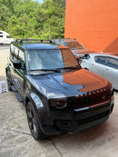 For Land Rover Defender  130 2020-2025 Roof Rack Cross Bars T Slot Rail Alu Black-6