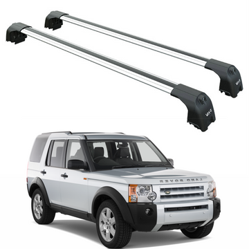 Für Land Rover Discovery LR4 2009–2017, Dachträgersystem, Träger, Querträger, Aluminium, abschließbar, hochwertige Metallhalterung, schwarz