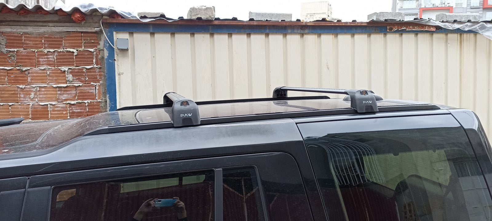 Für Land Rover Defender ab 2020, Dachträgersystem, Träger-Querstangen, Aluminium, abschließbar, hochwertige Metallhalterung, schwarz