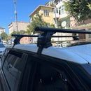 444. Kompatibel mit abschließbaren Aluminium-Dachträgern für Fahrzeuge mit Standarddach Toros Pro 4 Black-9