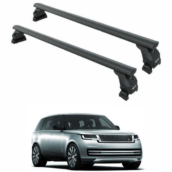 For Land Rover Range Rover (L460) Cross Bars Fix Point Pro 6 (2021-Up) Black