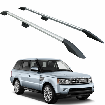 For Land Rover Range Rover Vogue 2002-2012 L322 Roof Side Rails – Plus Model, Aluminum Silver