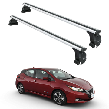 For Nissan Leaf (2018-2025) Roof Rack Cross Bars Normal Roof, Silver