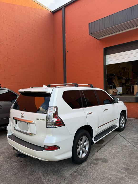 For Lexus GX460 (2019-2023) Roof Rack Cross Bars Flush Rail Fix, Black