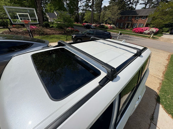 Für Lexus GX460 2010–2020, Dachträgersystem, Träger, Querträger, Aluminium, abschließbar, hochwertige Metallhalterung, Schwarz