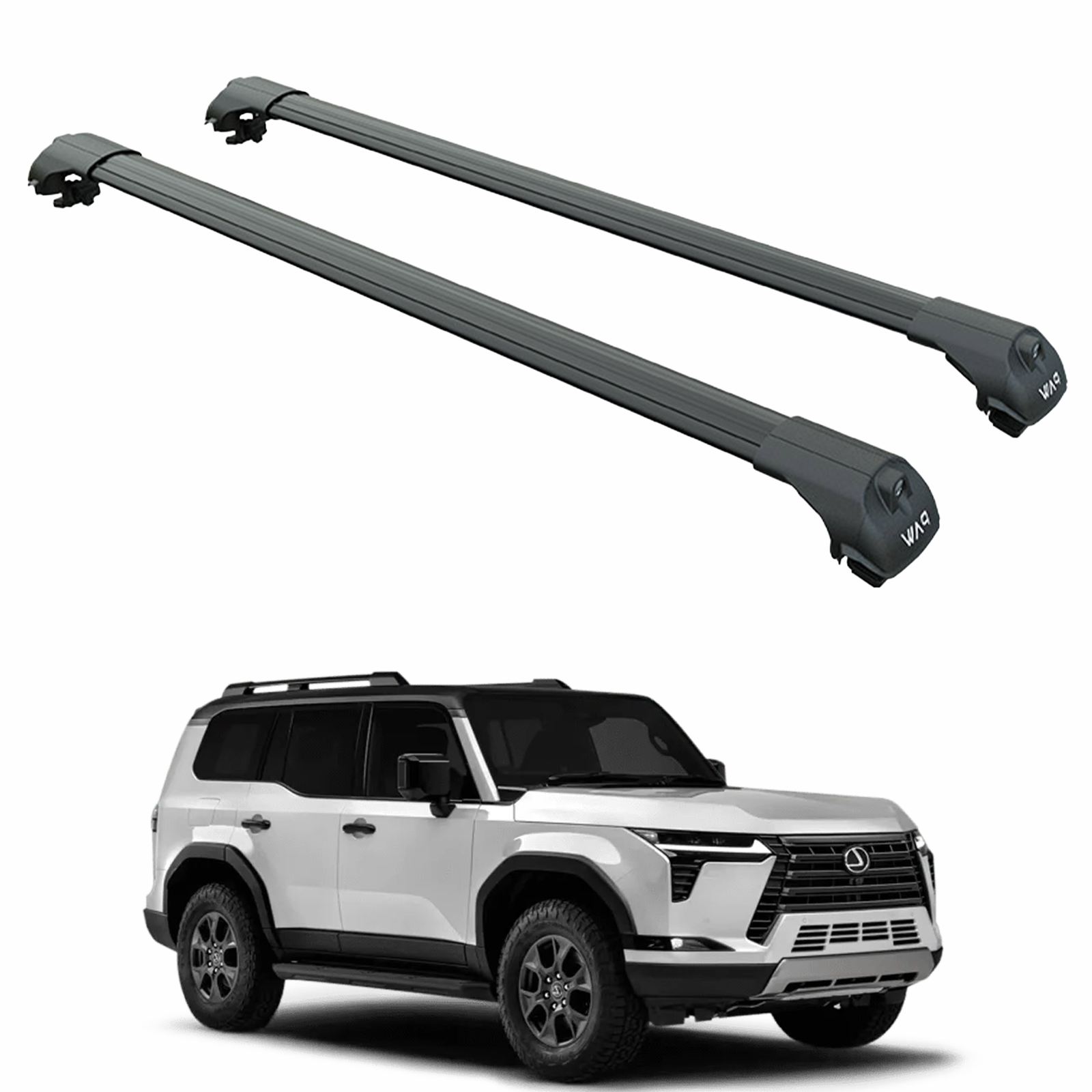 For Lexus GX Roof Rack Cross Bars 2024-2025 | Raised Rail Aluminum Cro ...