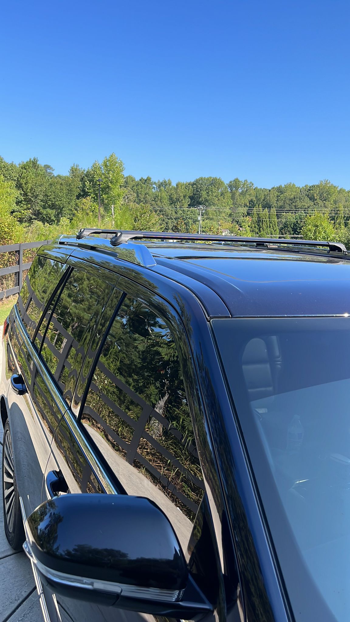 For Llincoln Navigator 1998-2003 Roof Rack System, Aluminium Cross Bar, Paw Pro 1 Silver