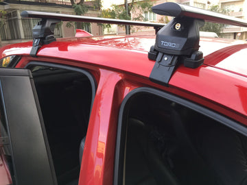 For Mazda CX-30 S 2020-2026 Roof Rack Cross Bars Fix Point, Black - 0