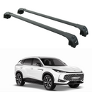 For MG HS Phev 2022-2025 Roof Rack Cross bars to For Flush Roof Rails Black-1