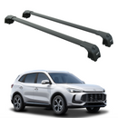 For MG ZS Hybrid+ 2022-2025 Roof Rack Cross bars to For Flush Roof Rails Black-1