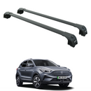 For MG ZS EV 2022-2025 Roof Rack Cross bars to For Raised Roof Rails Black-1
