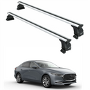 For Mazda Mazda3 Sedan (BP) (2019-Up) Roof Rack Cross Bars, Silver-1