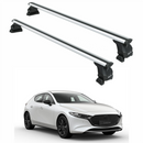 For Mazda Mazda3 HB (BP) (2019-Up) Roof Rack Cross Bars, Silver-1