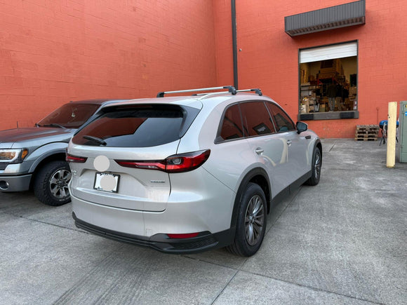 For Mazda CX-90 2024-2025 Roof Rack System, Aluminium Cross Bar, Flush Rail, Black