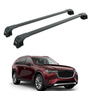 For Mazda CX-90 2024-2025 Roof Rack System, Aluminium Cross Bar, Flush Rail, Black-1