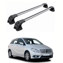 Paw Mercedes-Benz B-Class (W246) 2011-2018 Roof Rack Cross Bars - Pro 3 Silver-1