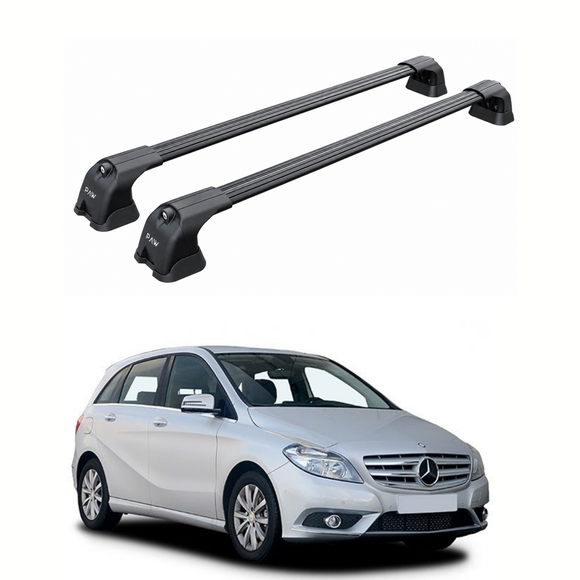 Paw Mercedes-Benz B-Class (W246) 2011-2018 Roof Rack Cross Bars - Pro 3 Black