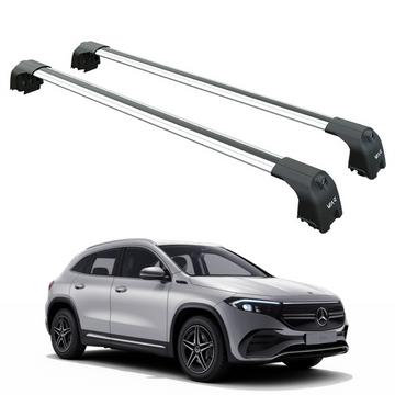 111. Kompatibel mit abschließbaren Aluminium-Dachträgern für Fahrzeuge mit Standarddach Toros Pro 1 Silver