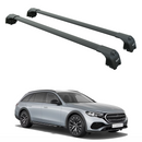 For Mercedes Benz E S214/X214 All Terrain 2023-2025 Roof Rack Cross Bars Flush Rail Alu Black-1