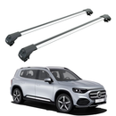 Für Mercedes GLB ab 2019, Dachträgersystem, Träger, Querträger, Aluminium, abschließbar, hochwertige Metallhalterung, silberfarben-1