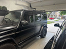 For Mercedes G W460 1979-2001 Roof Rack Cross Bars Rain Gutters Alu Black-6