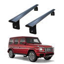 For Mercedes G W463 1989-2018 Roof Rack Cross Bars Rain Gutters Black-1