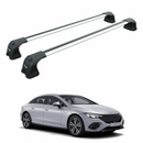 For Mercedes Benz EQE Sedan 2022-2025 Roof Rack Cross Bars Fix Point Alu Silver-1