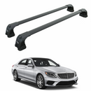 For Mercedes S-Class W222 2014-2020 Roof Rack Cross Bars Fix Point Black-1