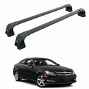 For Mercedes C Coupe C204 2007-2014 Roof Rack Cross Bars Fix Point Alu Black-1