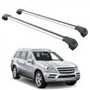 For Mercedes GL X164 2006-2014 Roof Rack Cross Bars Raised Rail Silver-1