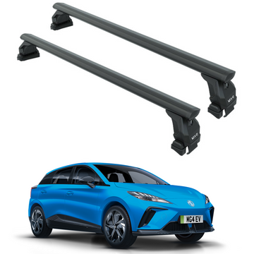 For MG MG4 2022-2025 Roof Rack System – Aluminum Cross Bar (Black, Normal Roof)