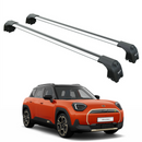 For Mini ACEMAN Roof Rack Cross Bars Metal Bracket Flush Rail Silver-1
