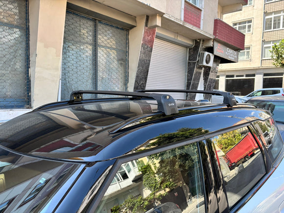 For Volkswagen Atlas Cross Sport 2025-2026 Roof Rack Cross Bar Flush Rail, Black