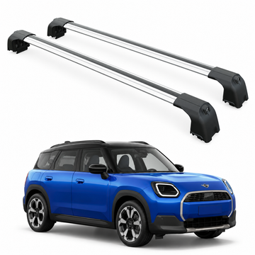 For MINI Aceman J05 2024-Up Roof Rack Cross Bars Flush Rail Silver