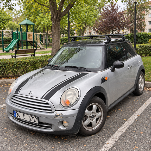 For Mini Paceman R61 2013-2016 Roof Rack Cross Bars Normal Roof Black