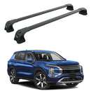 For Mitsubishi Outlander 2022-2026 Roof Rack Cross Bars Fix Point Black-1