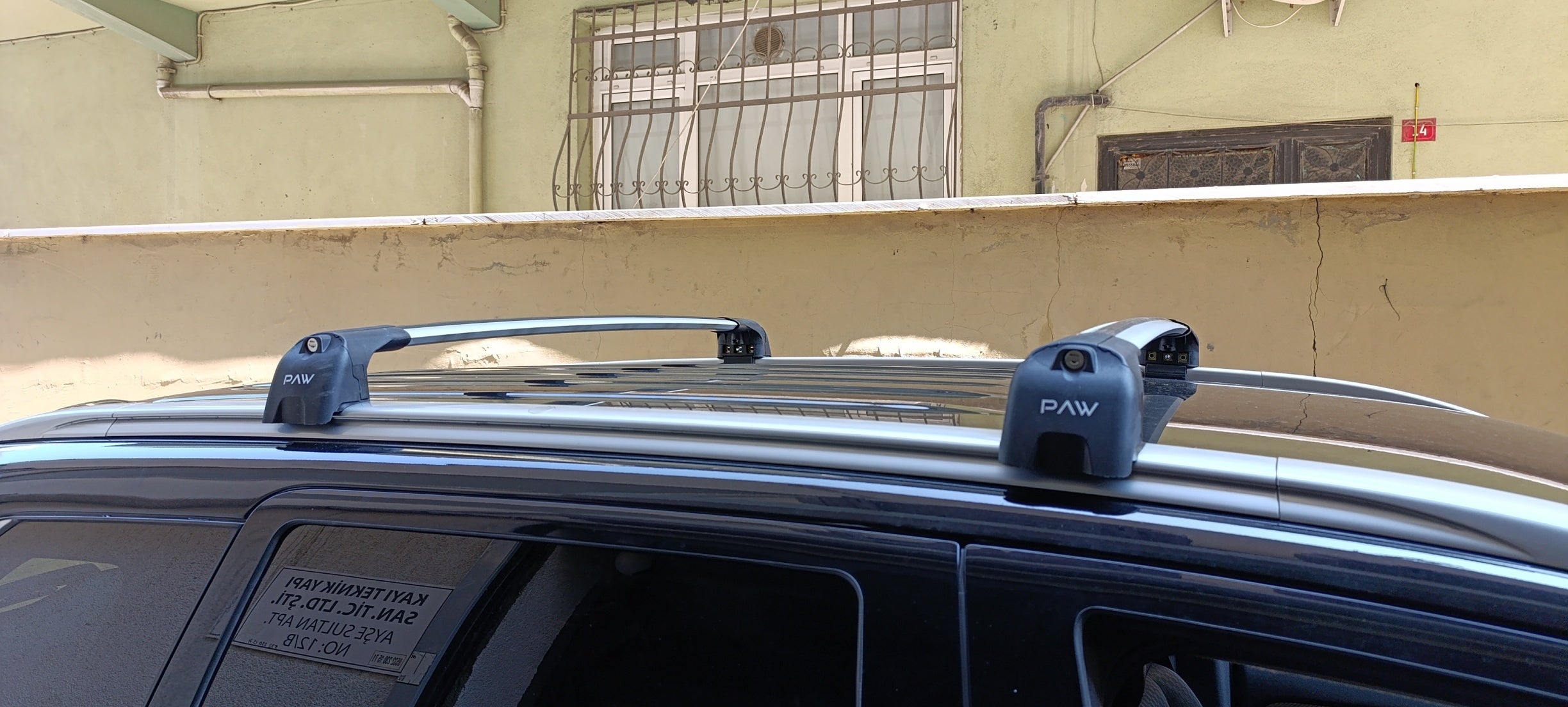 For Mitsubishi Outlander Phev 2023-2025 Roof Rack Cross Bars Flush Rail Alu Black