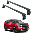 Für Mitsubishi Outlander Sport 2022-Up Dachträgersystem Träger Querstangen Aluminium abschließbar Hochwertige Metallhalterung Schwarz-1