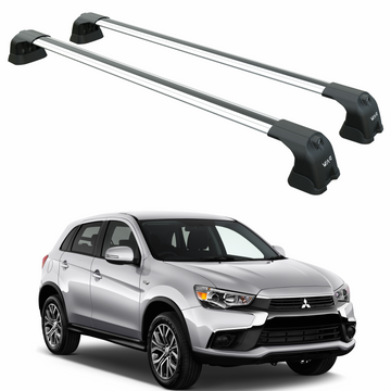 For Mitsubishi Outlander Sport 2013-2021 Roof Rack Cross Bars Fix Point Silver