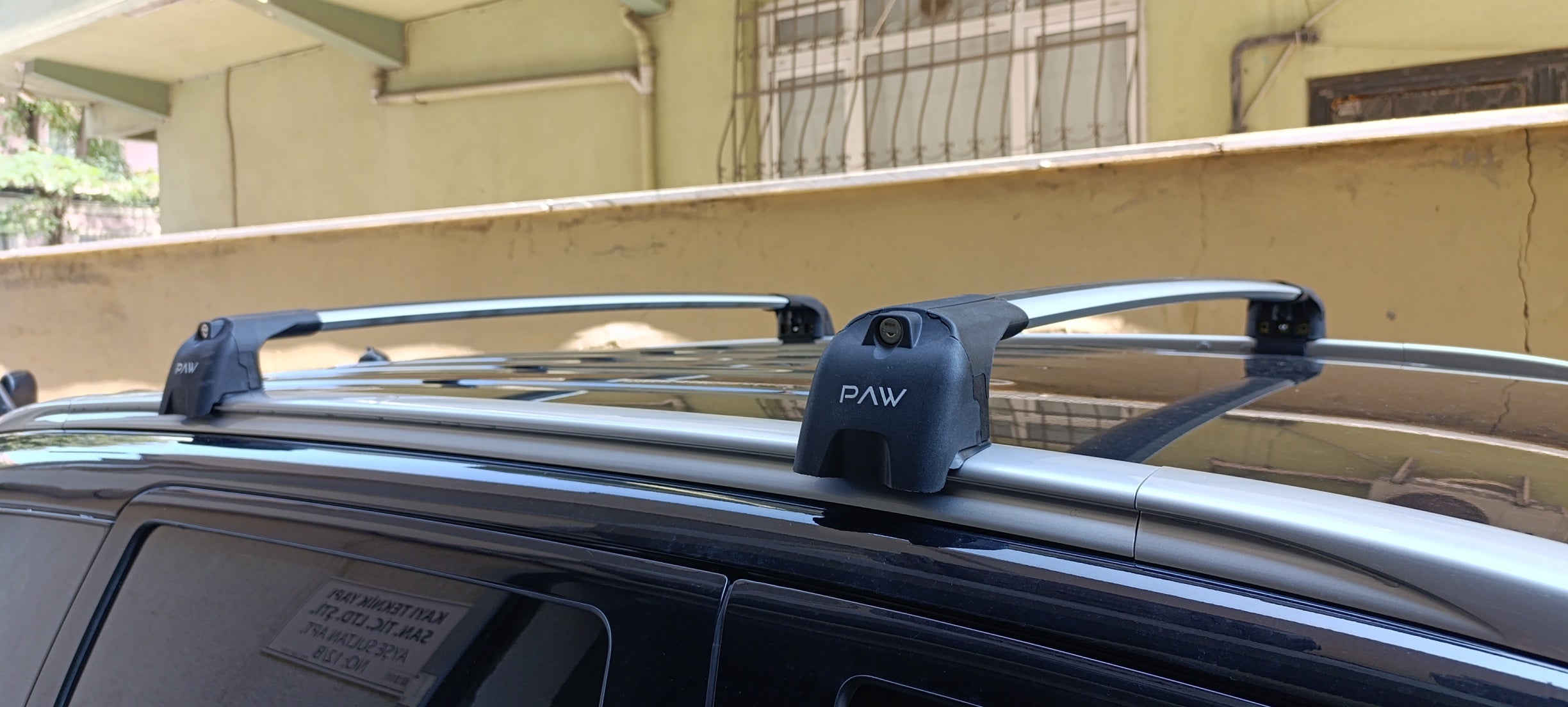 Für Mitsubishi Montero 2001–2006, Dachträgersystem, Träger, Querträger, Aluminium, abschließbar, hochwertige Metallhalterung, Silber