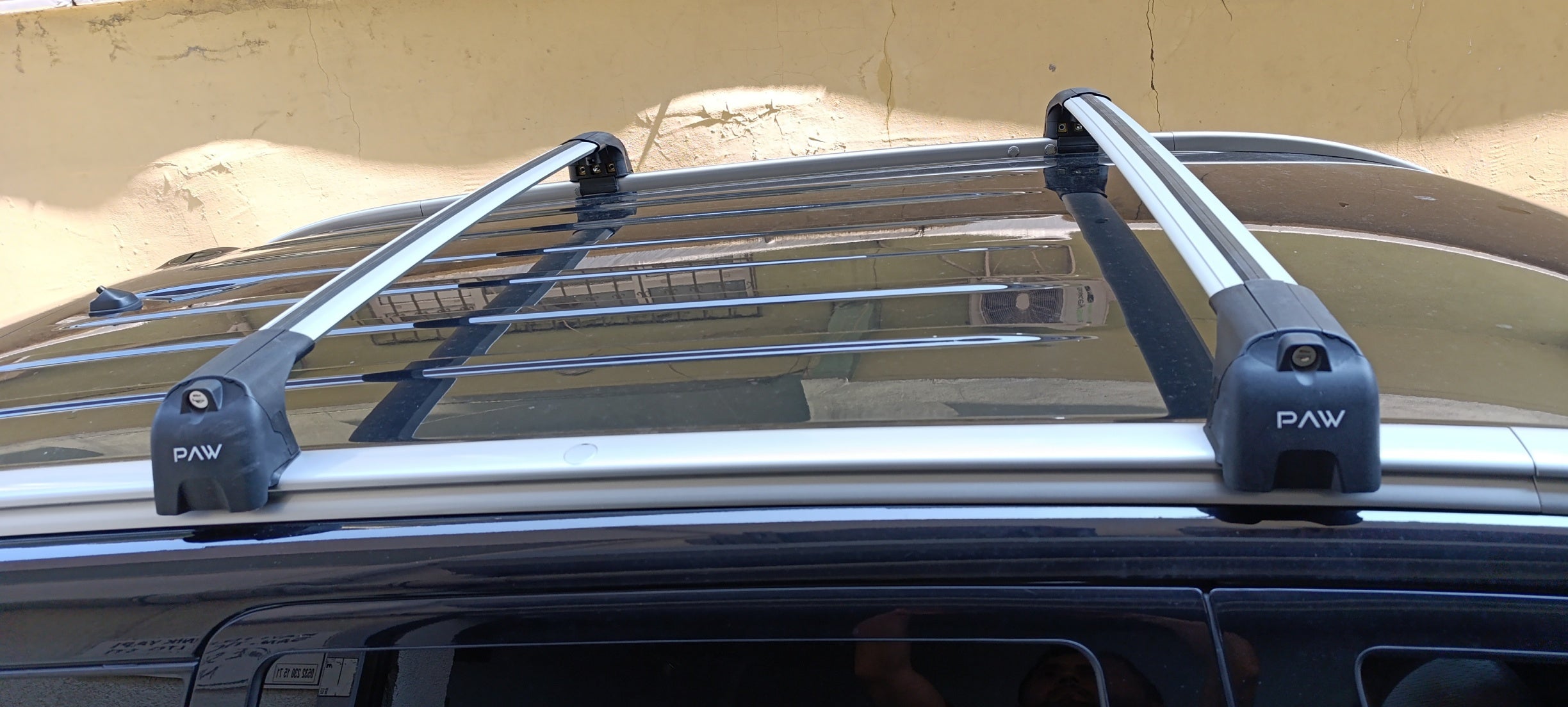 Für Mitsubishi Montero 2001–2006, Dachträgersystem, Träger, Querträger, Aluminium, abschließbar, hochwertige Metallhalterung, Silber