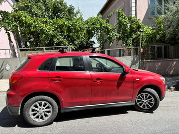 For Mitsubishi Outlander Sport 2013-2021 Roof Rack Cross Bars Fix Pro Black - 0