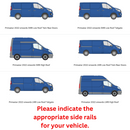 For Nissan Primastar 2021-2025 Roof Side Rails Ultimate Style Alu Black-2