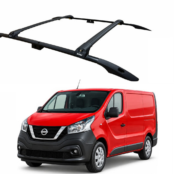 For Nissan NV300/ NV400 Roof Side Rails and Roof Racks Cross Bars Black