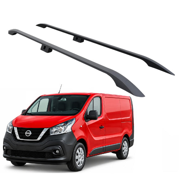 For Nissan NV300/ NV400 Aluminium Roof Side Rails Plus Black