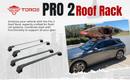 Roof Rack Cross Bars Compatible with Subaru Uncharted 2026-Up Flush Rail Cargo Carrier Rooftop Luggage Rack Black-8