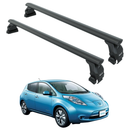 For Nissan Leaf 1 (2010-2017) Roof Rack Cross Bars Normal Roof, Black-1